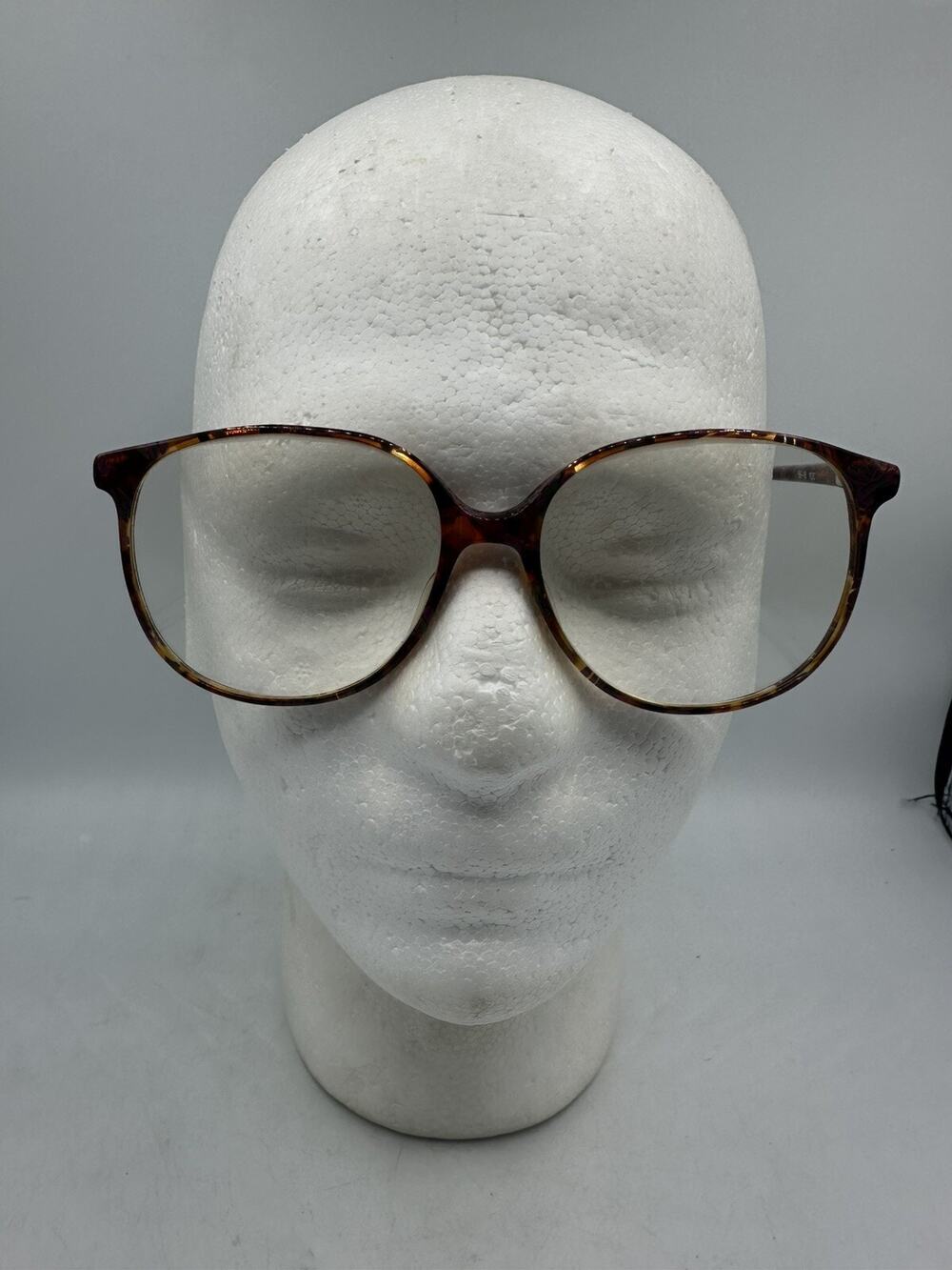 Vintage Anne Klein Tortoise Oversized Frames Purple Pink FRAMES ONLY 56-16-103